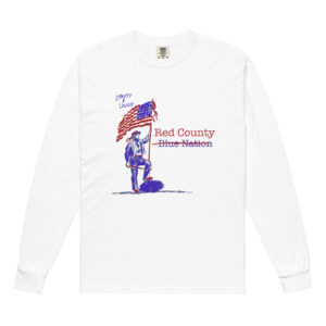 Red County Blue Nation - Unisex heavyweight long-sleeve shirt