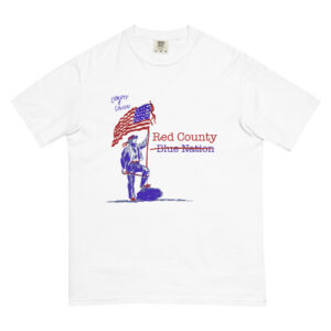 Red County Blue Nation - Women's  heavyweight t-shirt